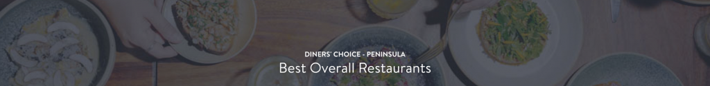 OpenTable Diners' Choice Best Overall Restaurants