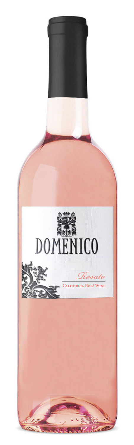 domenico winery rosato rosé bottle shot